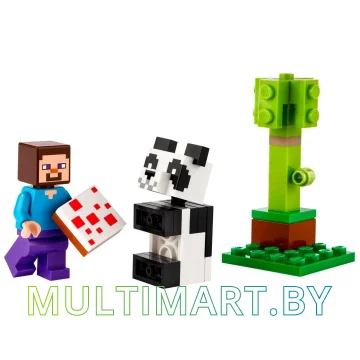 Конструктор LEGO Minecraft 30672 Стив и малышка Панда картинка 2